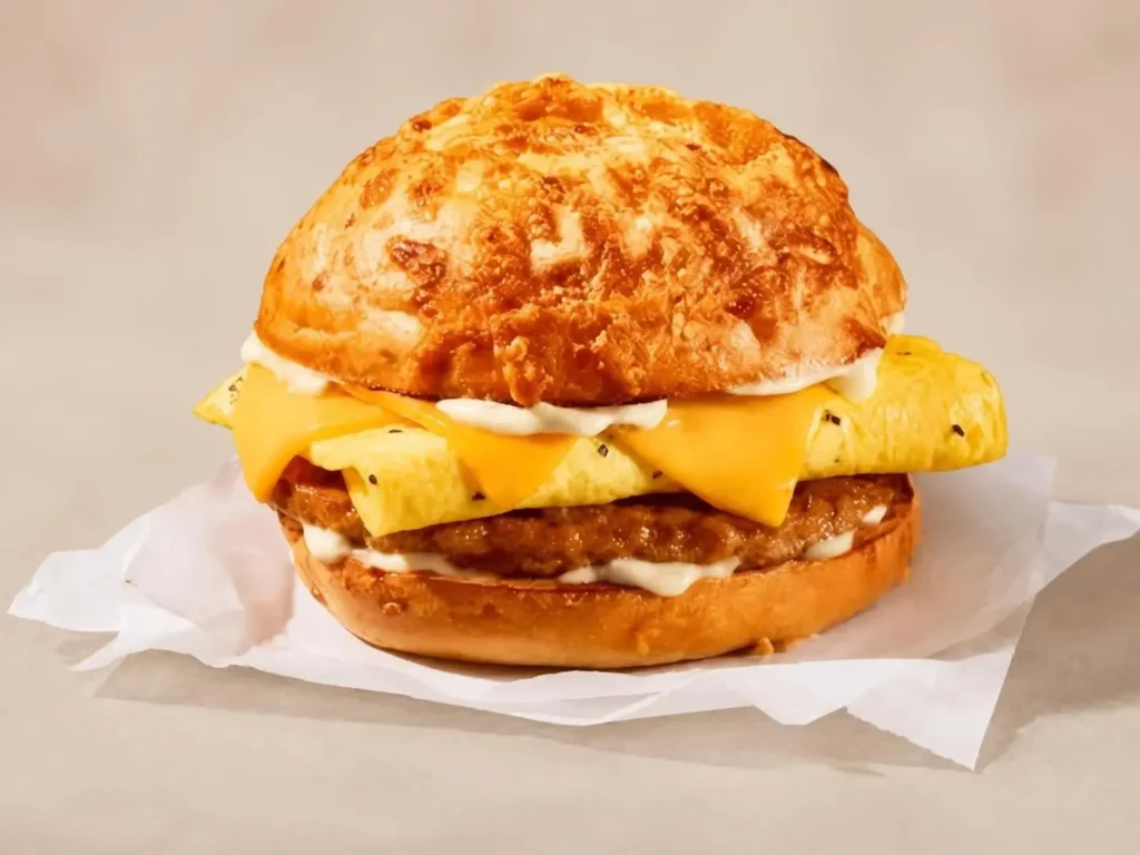 Asiago Sausage & Egg Sandwich