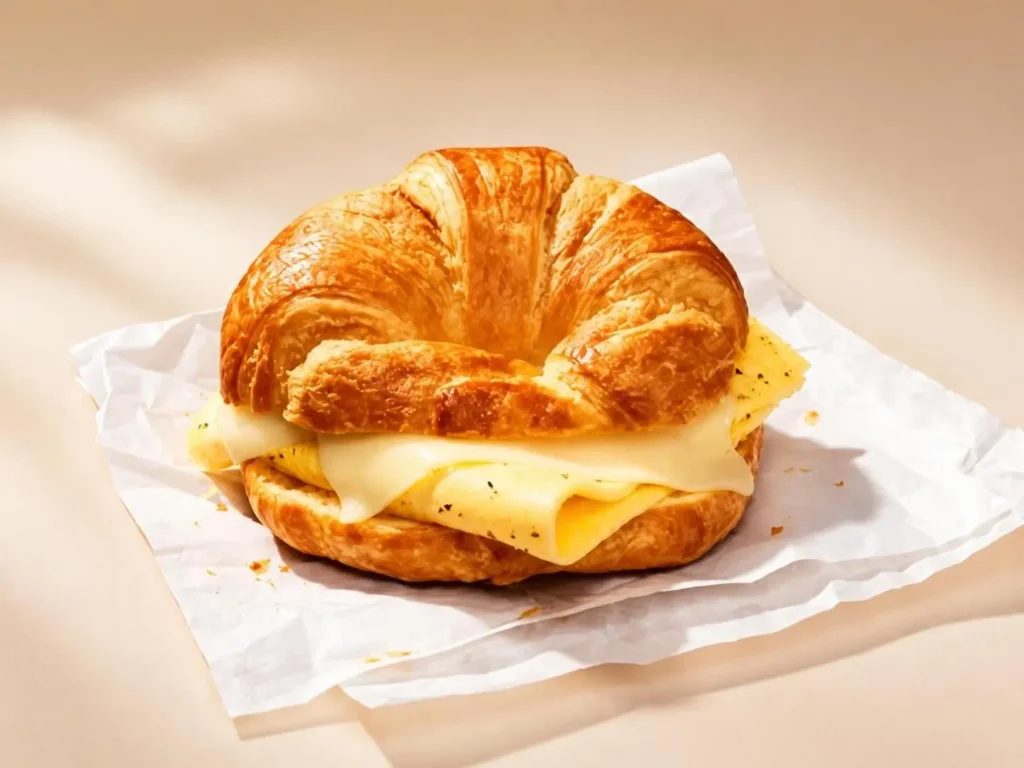 Croissant Egg & Cheese Sandwich